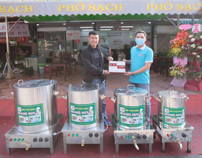 Quang Huy địa chỉ mua nồi phở điện uy tín giá rẻ