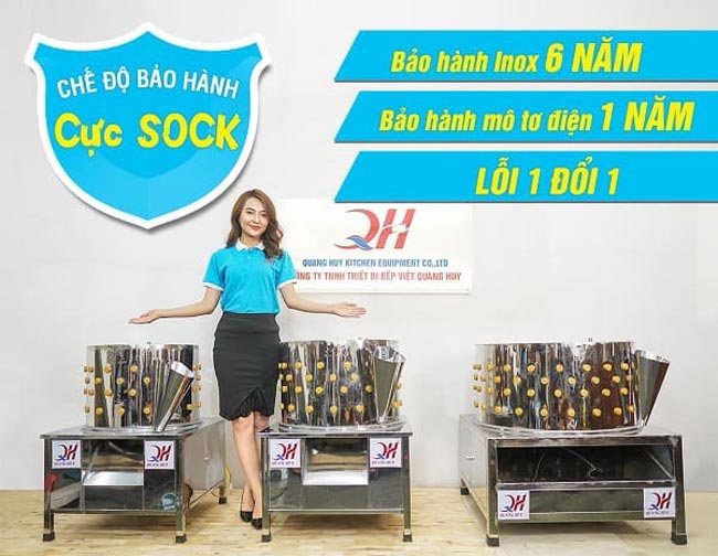 Quang Huy đơn vị cung ứng máy vặt lông vịt hàng đầu Việt Nam