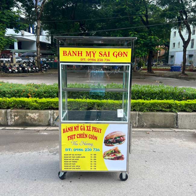 Mẫu xe bán bánh mỳ Thổ Nhĩ Kì Quang Huy