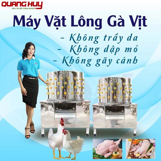 Máy vặt lông gà Quang Huy