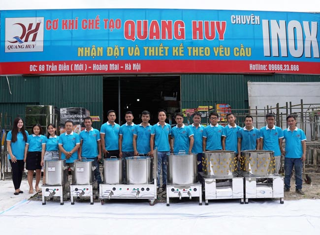 Xưởng sản xuất máy vặt lông gà Quang Huy