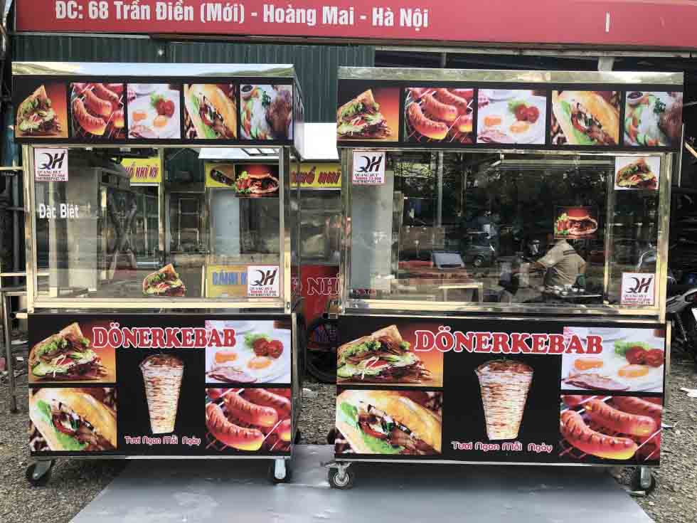 Bạn có thể tham khảo thêm những mẫu xe bánh mì tại Quang Huy