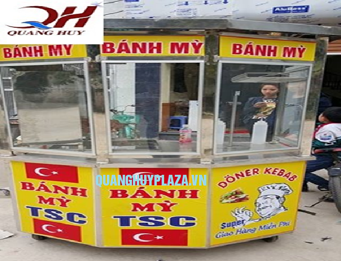 xe lò nướng bánh mì Thổ Nhĩ Kỳ lục giác tại Quang Huy