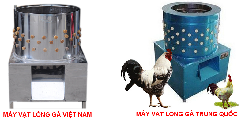 Phân biệt máy vặt lông gà vịt Việt Nam và hàng TQ
