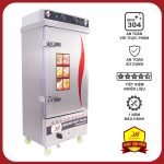 Tủ nấu cơm công nghiệp 10 khay điện gas (có điều khiển)