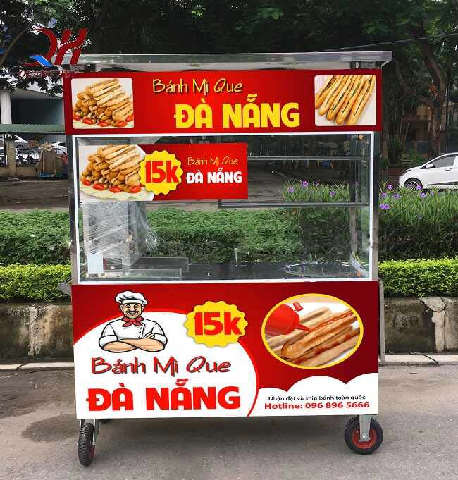 Xe bánh mì que Đà Nẵng