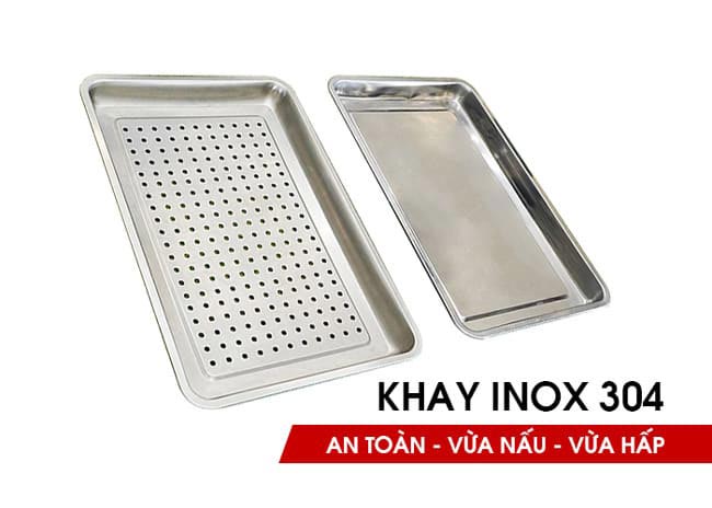 Khay inox 304