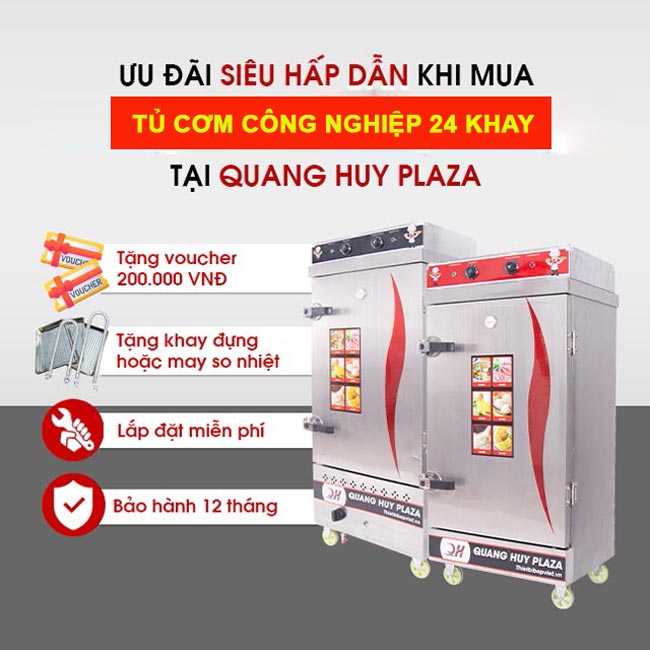 Siêu ưu đãi khu mua sản phẩm tủ cơm của Quang Huy