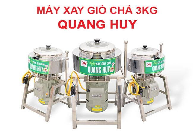 máy xay giò chả 3 kg Quang Huy