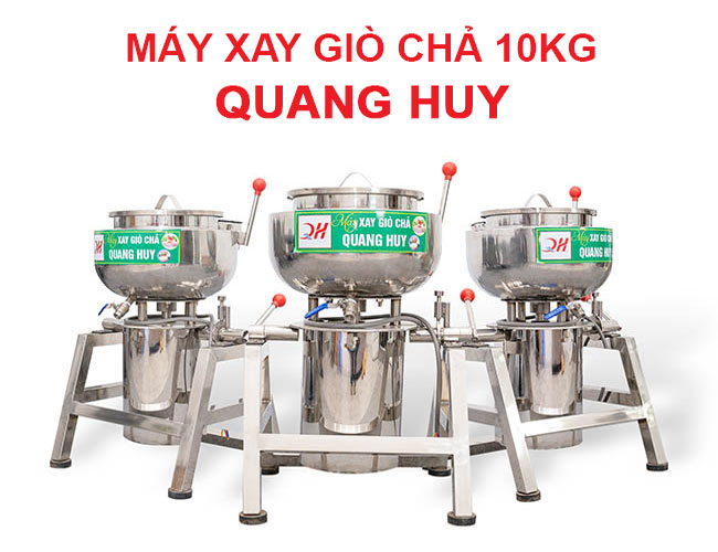 Máy xay thịt làm giò chả 10kg Quang Huy
