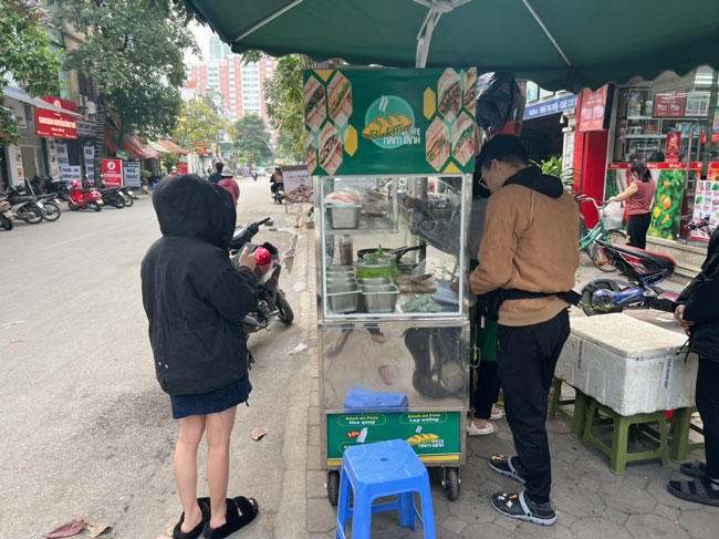 feedback xe bánh mì que Quang Huy