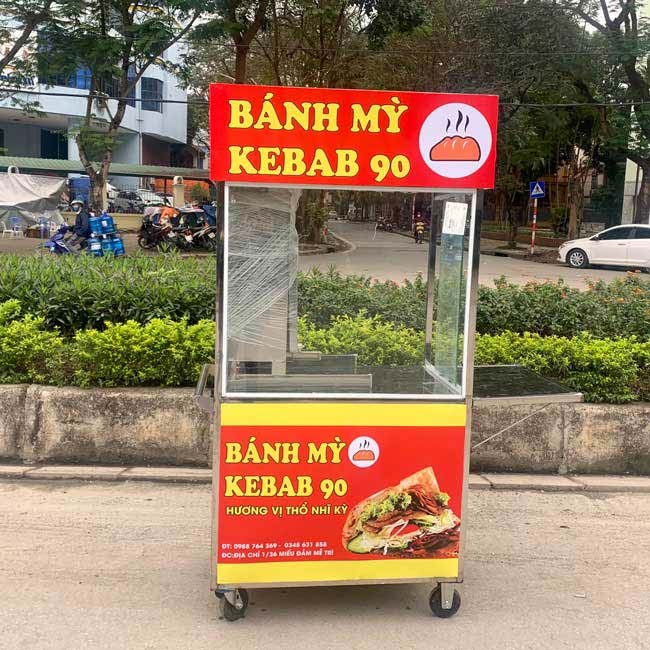 Mẫu xe bánh mì thổ nhĩ kỳ 4 Quang Huy