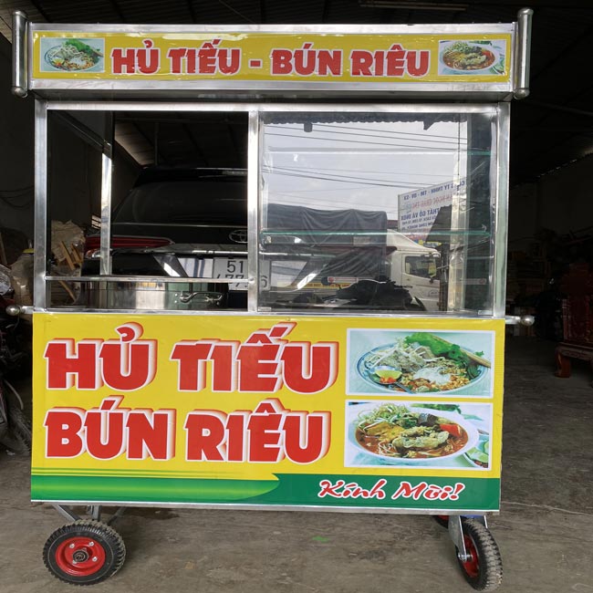 mẫu xe hủ tiếu 4 Quang Huy