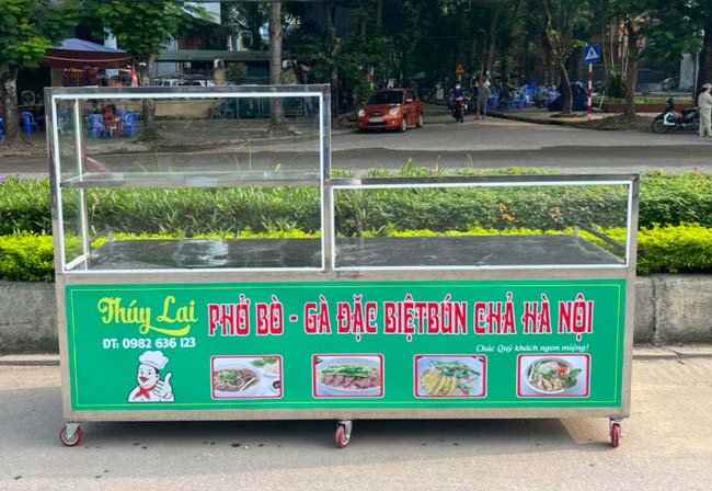 Tủ bán phở mới Quang Huy