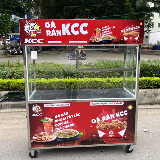 Xe bán đồ ăn vặt mẫu 1 Quang Huy