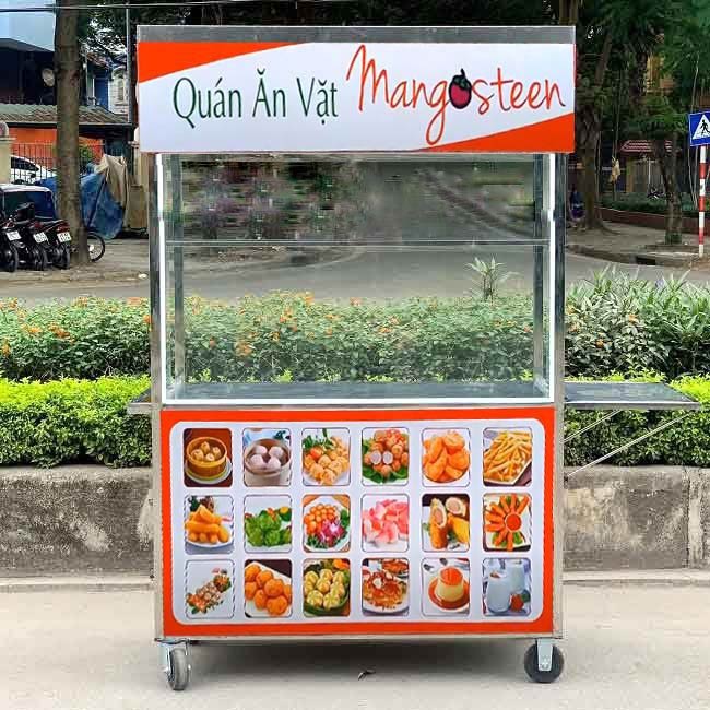 Xe bán đồ ăn vặt mẫu 9 Quang Huy