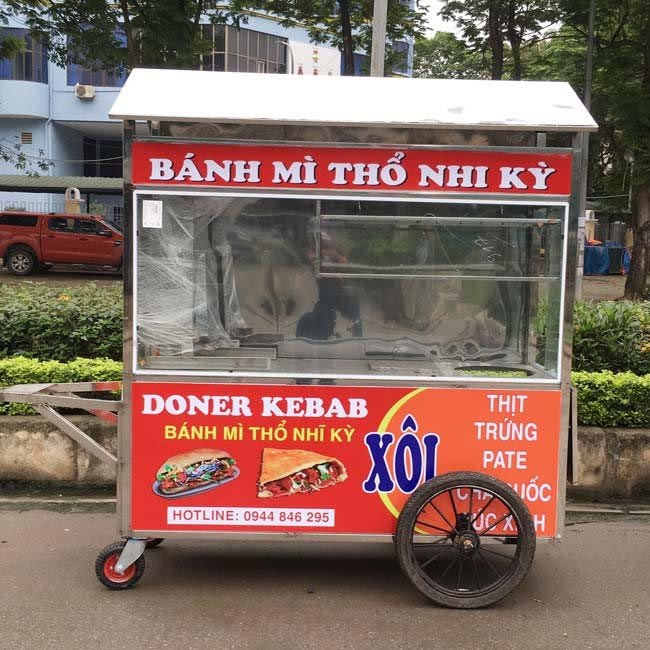 Xe bánh mì mẫu 3 Quang Huy