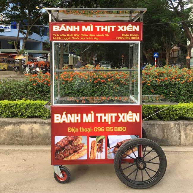 Xe bánh mì mẫu 6 Quang Huy