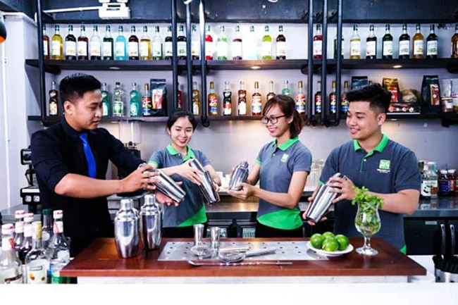 Khu vực pha chế