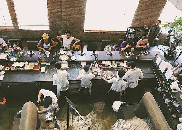 Mô hình bếp mở