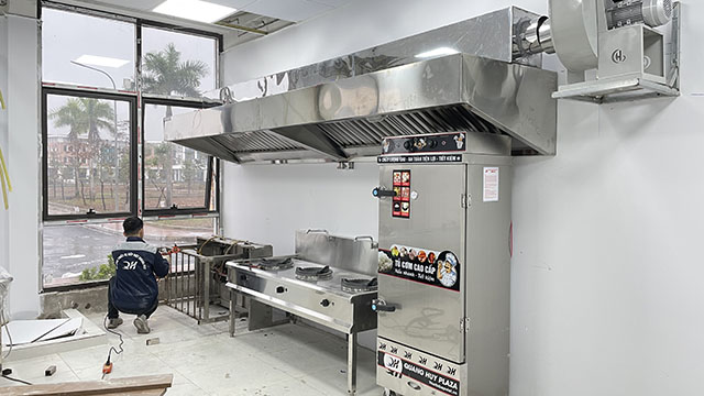 Inox Quang Huy - đơn vị thiết kế thi công bếp công nghiệp uy tín