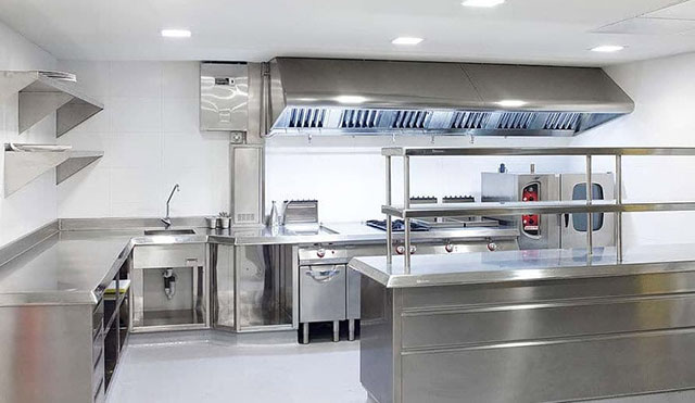 Thiết kế thi công bếp công nghiệp cho siêu thị