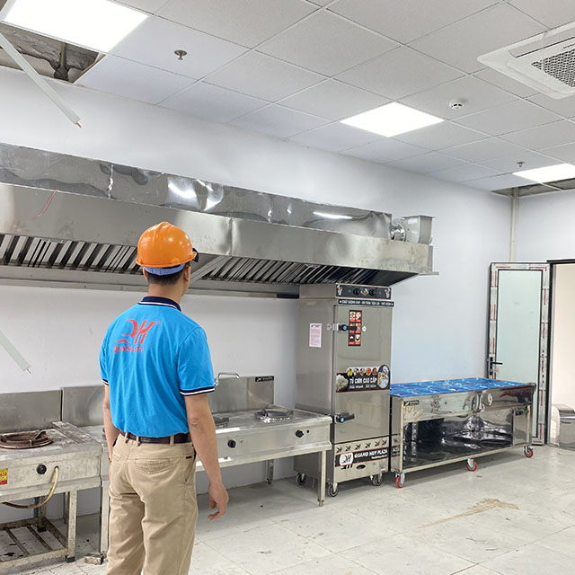 Inox Quang Huy - đơn vị thiết kế thi công bếp nhà hàng chay uy tín số 1
