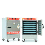 Tủ nấu cơm 6 khay nấu từ 20kg Gạo/Mẻ liền điều khiển