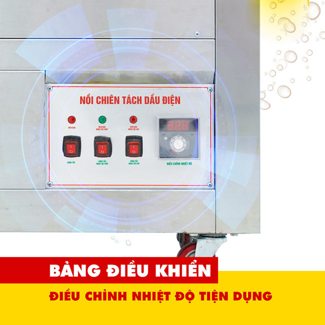 Điều chỉnh mức nhiệt độ dễ dàng bằng núm vặn