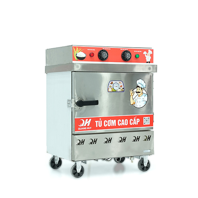 Tủ nấu cơm 4 khay nấu từ 13kg Gạo/Mẻ liền điều khiển