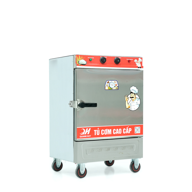 Tủ nấu cơm 6 khay nấu từ 20kg Gạo/Mẻ liền điều khiển