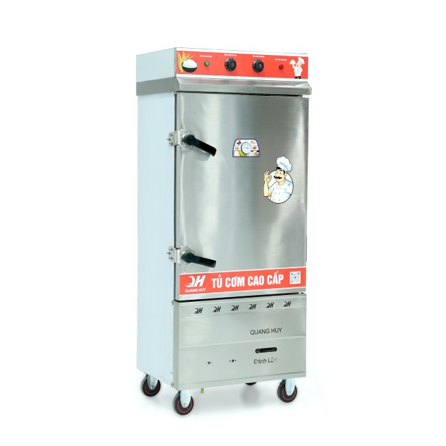 Tủ nấu cơm 10 khay nấu từ 35kg Gạo/Mẻ liền điều khiển