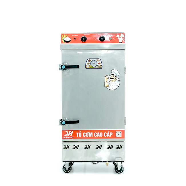 Tủ nấu cơm 10 khay nấu từ 35kg Gạo/Mẻ liền điều khiển