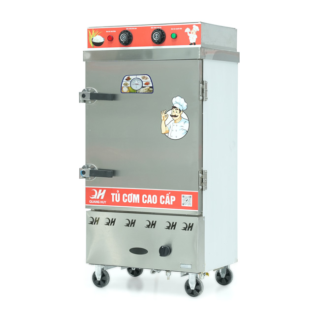 Tủ nấu cơm 8 khay nấu từ 26kg Gạo/Mẻ liền điều khiển