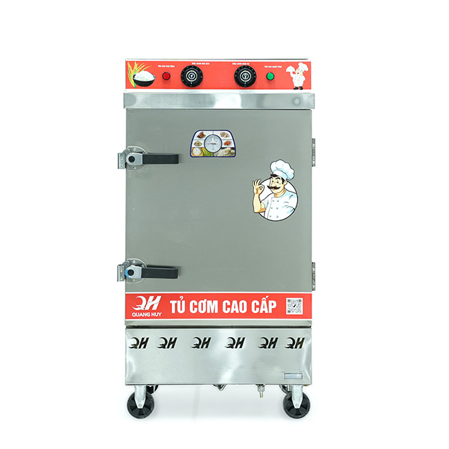 Tủ nấu cơm 8 khay nấu từ 26kg Gạo/Mẻ liền điều khiển