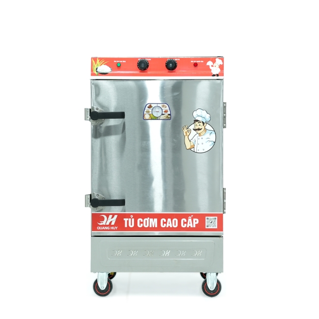 Tủ nấu cơm 8 khay nấu từ 26kg Gạo/Mẻ liền điều khiển