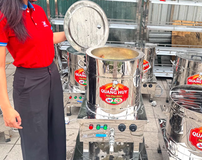 Lợi ích nồi nấu phở điện 50L