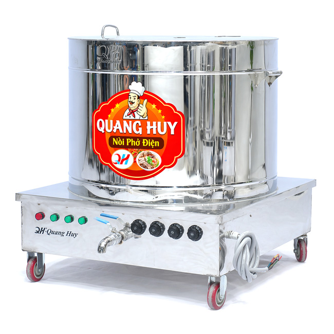 Nồi nấu phở điện 300L hầm xương, nấu nước lèo NP300