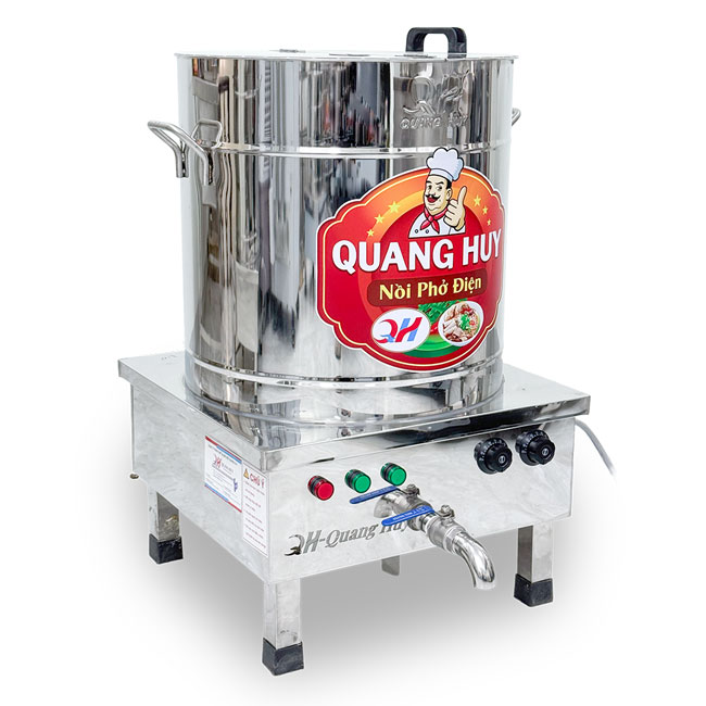 Nồi nấu phở điện 50L hầm xương, nấu nước lèo NP50