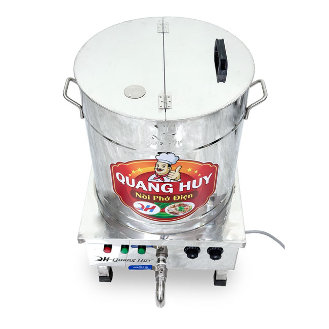Nồi nấu phở điện 60L hầm xương, nấu nước lèo NP60