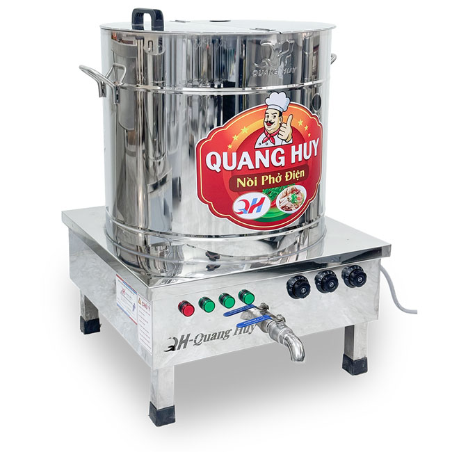 Nồi nấu phở điện 100L hầm xương, nấu nước lèo NP100