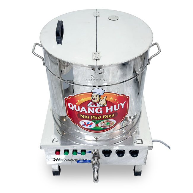 Nồi nấu phở điện 100L hầm xương, nấu nước lèo NP100