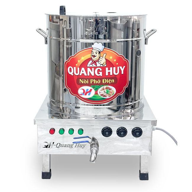 Nồi nấu phở điện 150L hầm xương, nấu nước lèo NP150
