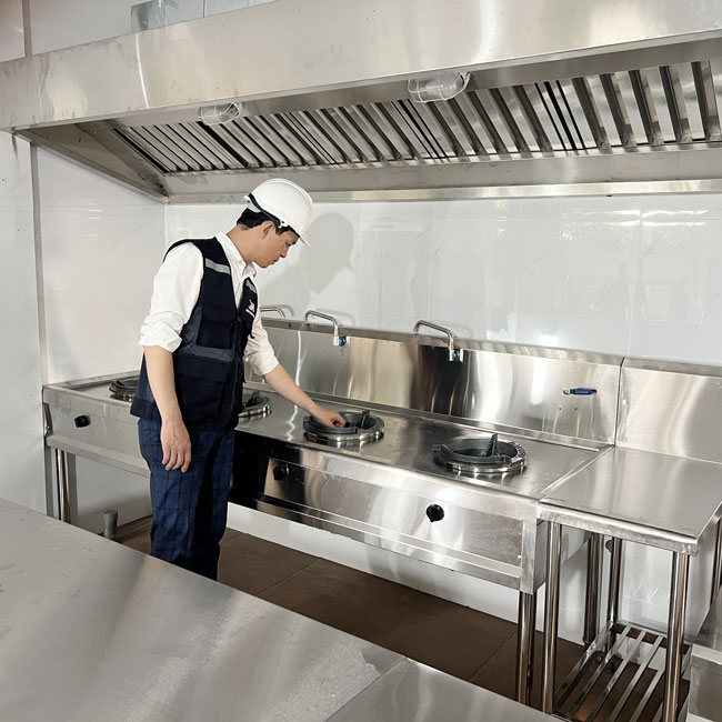 Hệ thống gas của nh&agrave; h&agrave;ng