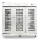 Tủ sấy bát 3 cánh kính chính diện