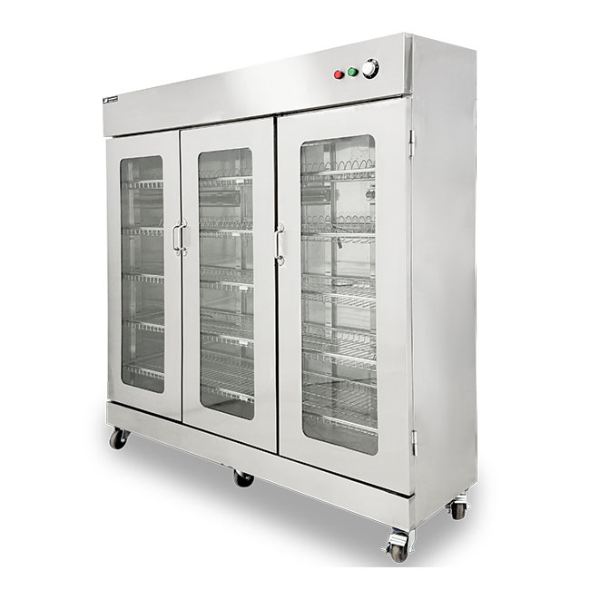 Tủ sấy bát 3 cánh kính