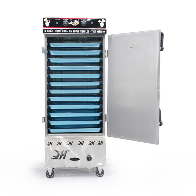 Tủ nấu cơm 12 khay nấu từ 40kg Gạo/Mẻ