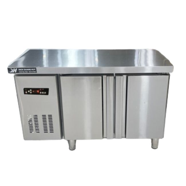 Tủ mát bàn chặt 2 cánh 260l 1 chế độ làm lạnh quạt gió