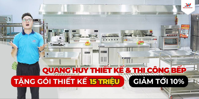 Giảm 10% khi thiết kế bếp trọn gói