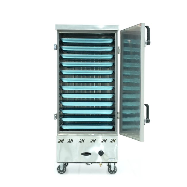 Tủ nấu cơm 12 khay nấu từ 40kg Gạo/Mẻ không điều khiển